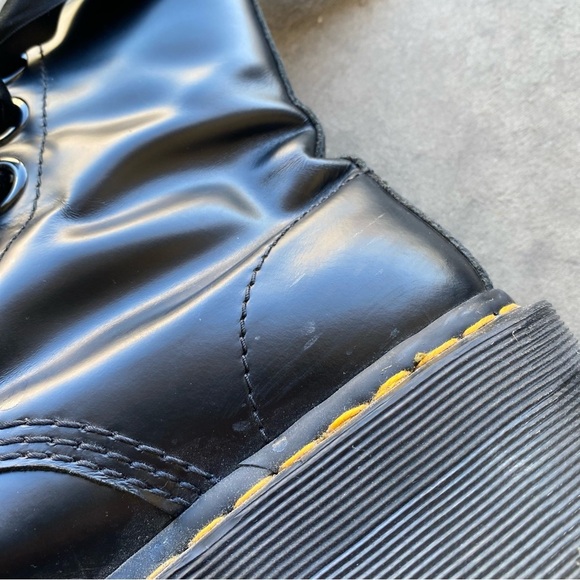 MOLLY WOMEN'S LEATHER PLATFORM BOOTS- size 5 - Picture 7 of 15